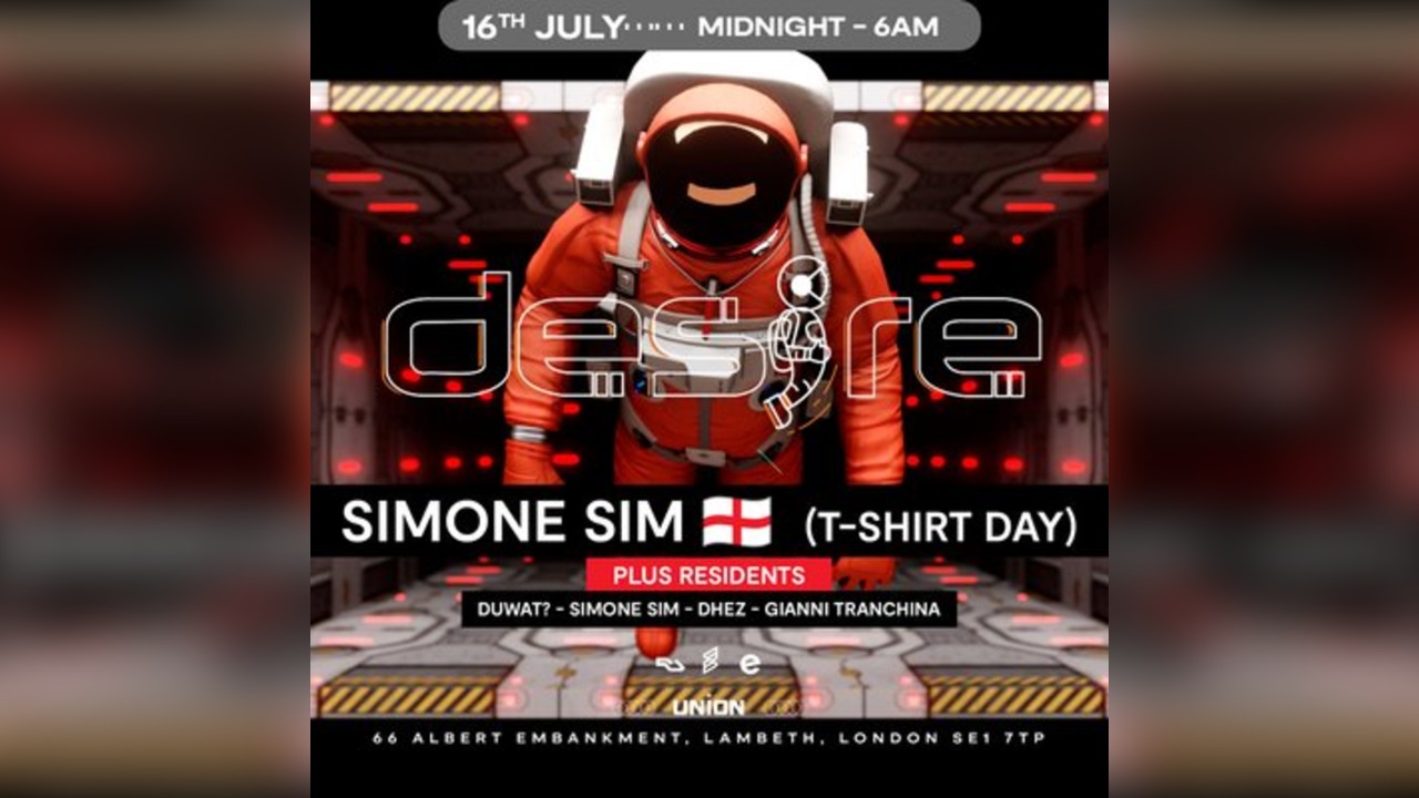 DESIRE - Weekly Thursday After Party - SIMONE SIM