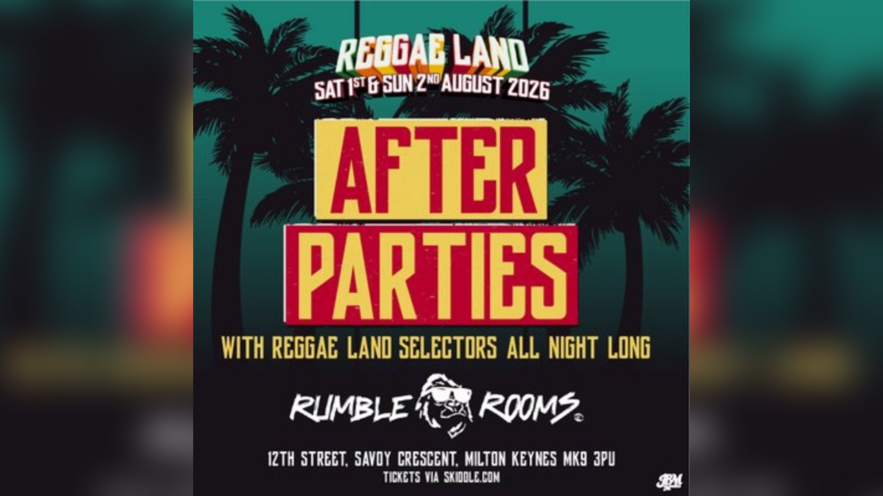 Reggae Land Official After Party at Rumble Rooms - Saturday