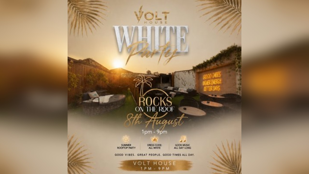 VoltHouse White Party | On The Rocks Rooftop Terrace