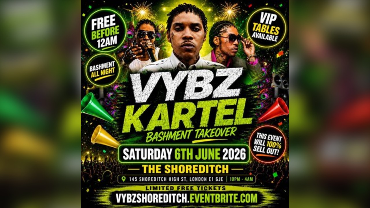 Vybz Kartel - Bashment Takeove Party - Free Before 12AM