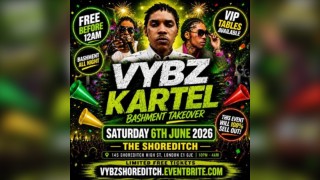 Vybz Kartel - Bashment Takeove Party - Free Before 12AM