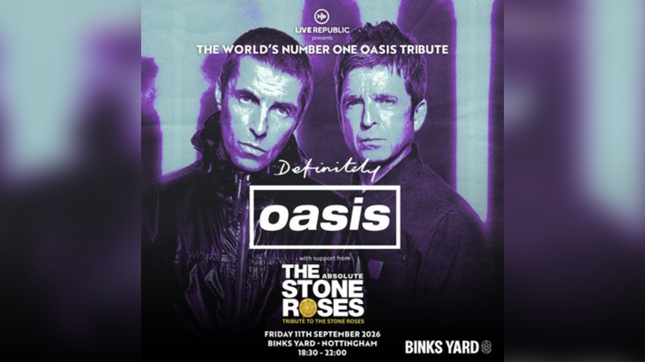 Definitely Oasis | Binks Yard, Nottingham