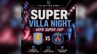 Super Cup: Paris Saint-Germain vs Aston Villa