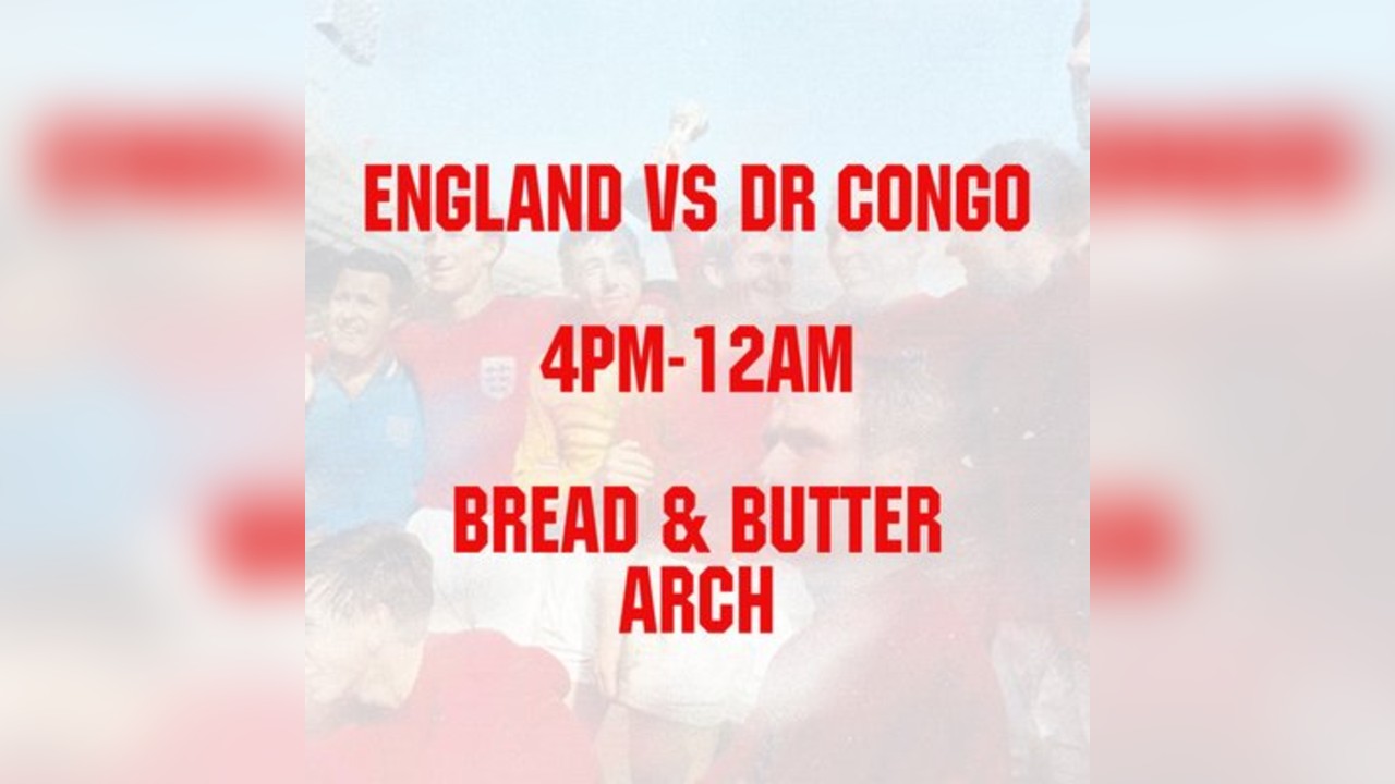 England vs DR Congo @ Bread and Butter Arch