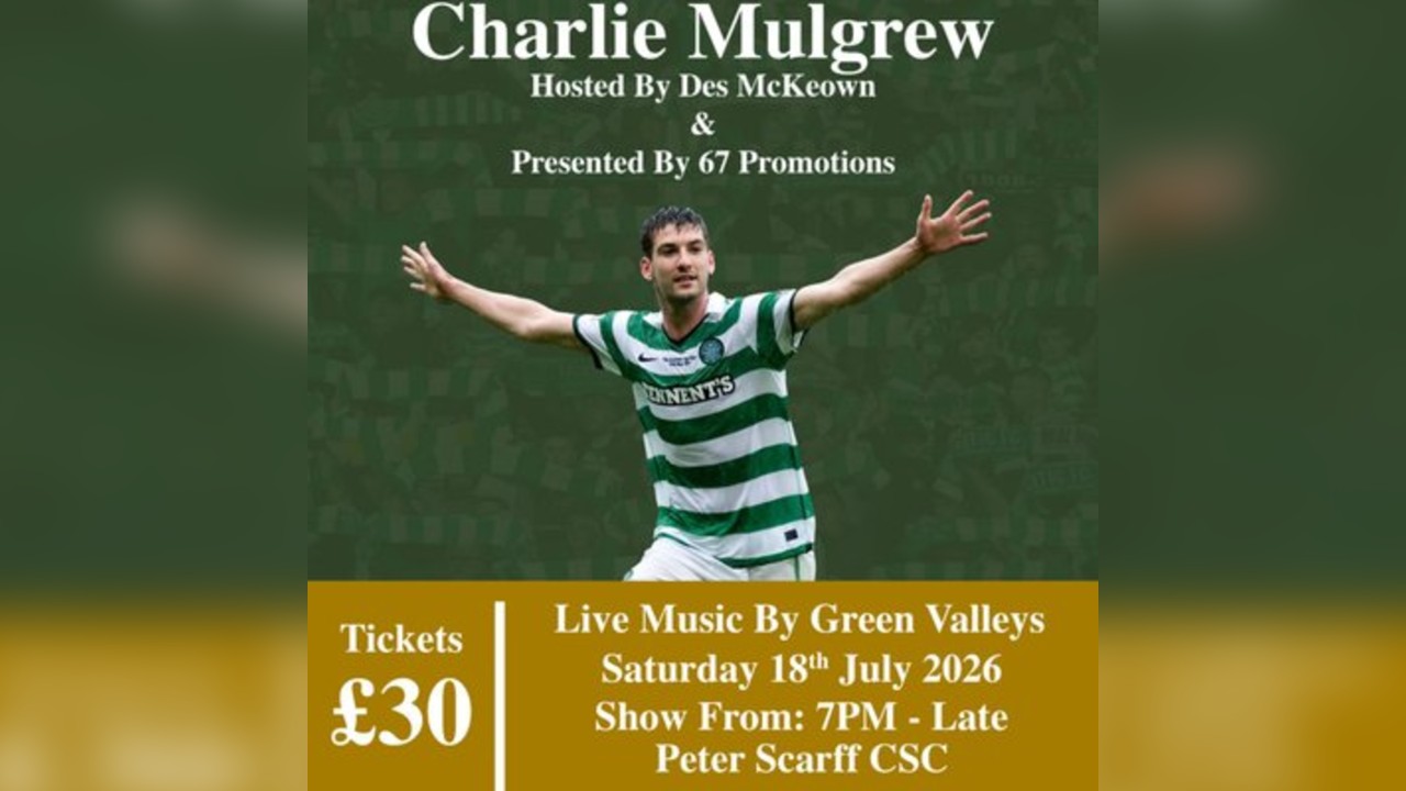 An evening with Charlie Mulgrew