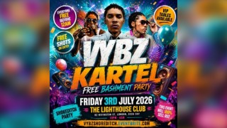 Vybz Kartel - Free Bashment Party - Everyone Free Before 12AM