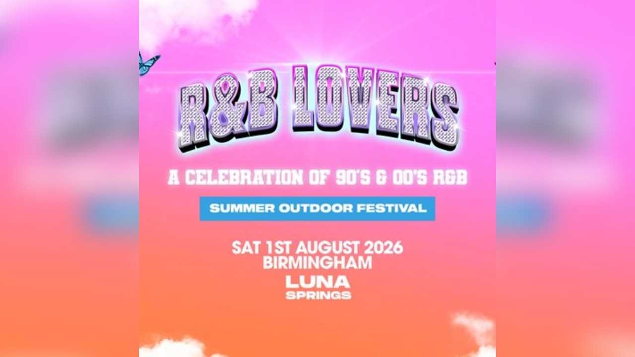 R&B Lovers - Saturday 1st August - Luna Springs