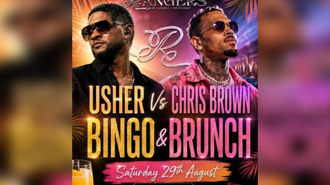 CHRIS BROWN Vs USHER BINGO & BRUNCH | SUTTON