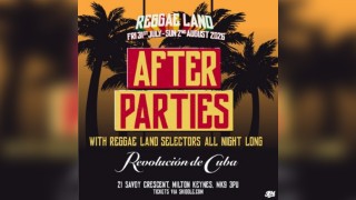 Reggae Land Official After Party - Revolución de Cuba -Friday