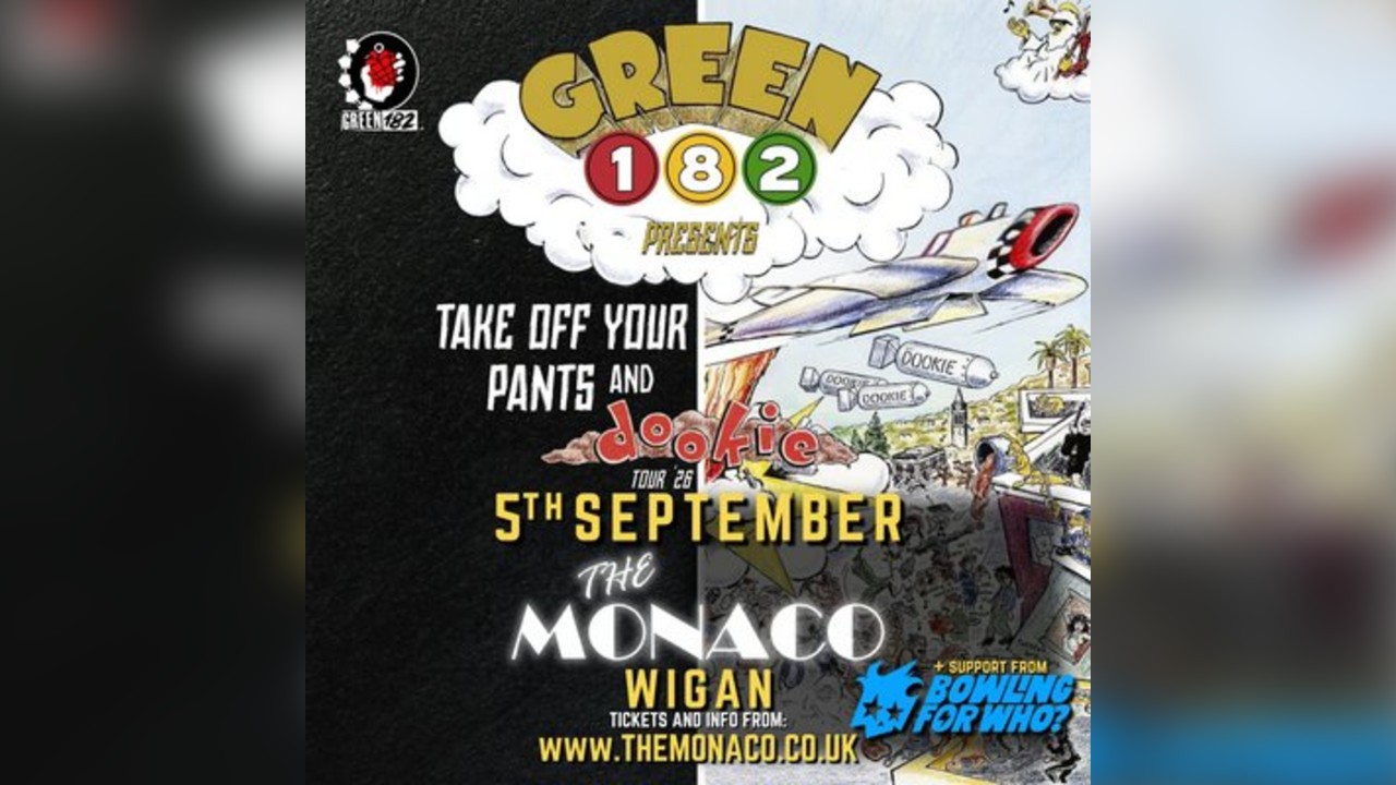 GREEN 182 - Take Off Your Pants & Dookie Tour 2026