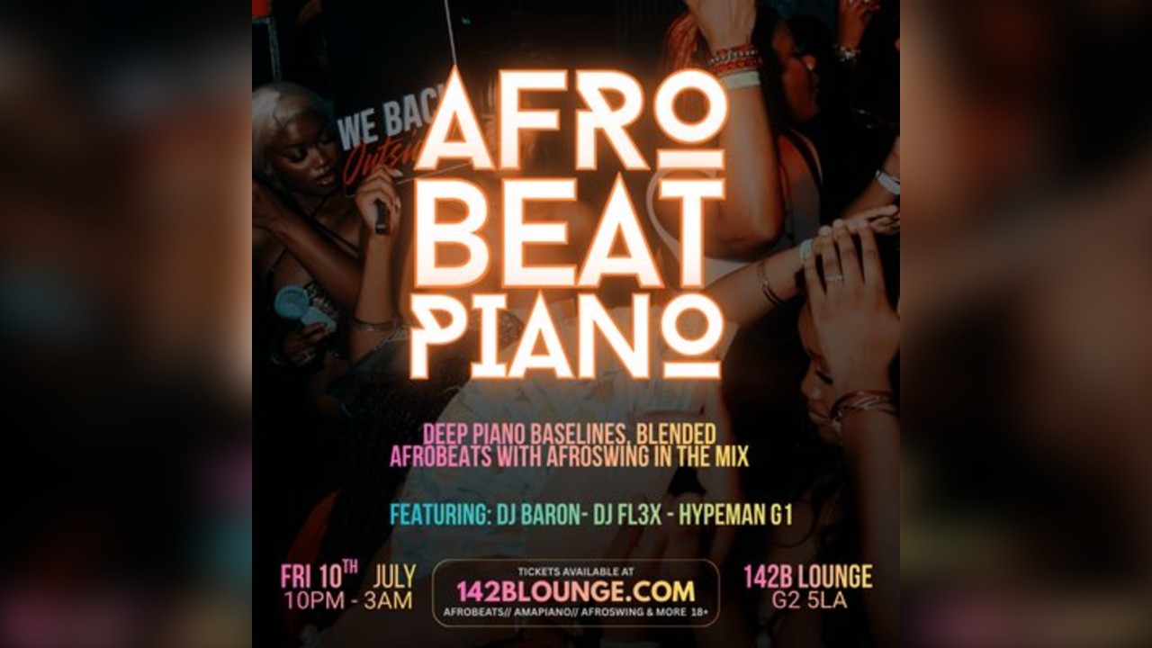 AfroBeat Piano Fridays 