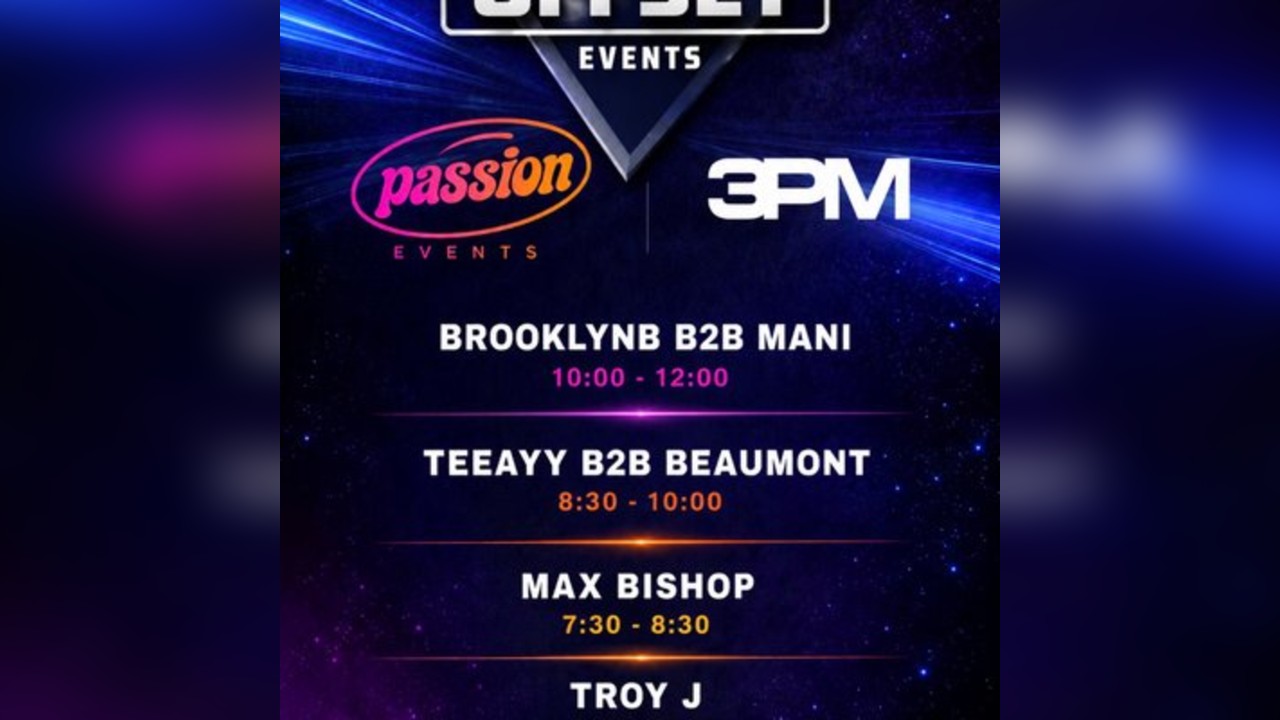 OFFSET EVENTS X PASSION EVENTS X 3PM SELECTS at Distrikt