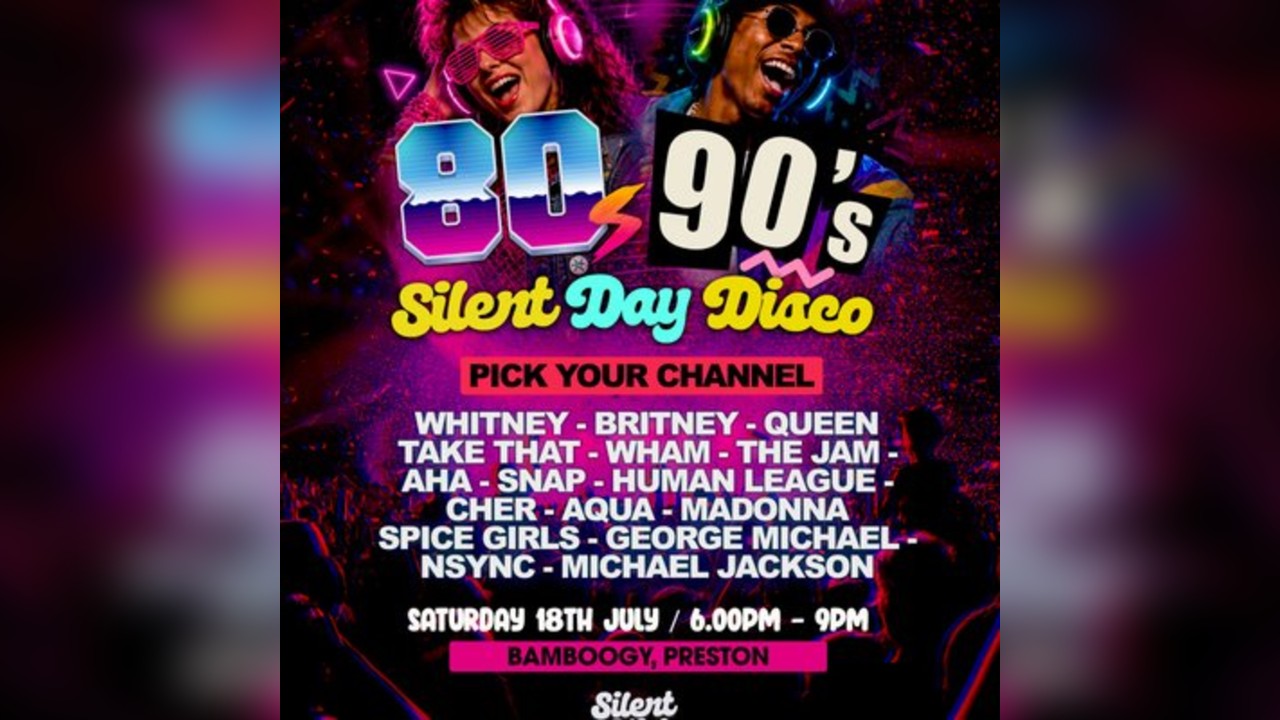 80's v 90's - Silent Disco Club Daytime Party