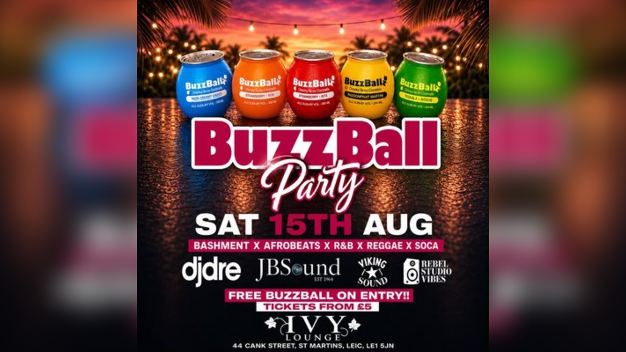 Buzzball Bashment Party at Ivy Lounge