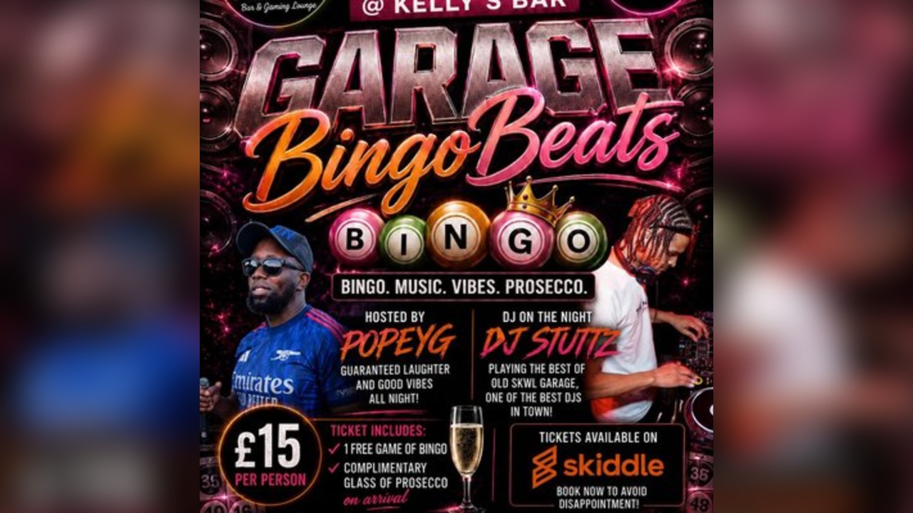 Garage Bingo Beats @ Kelly's Bar