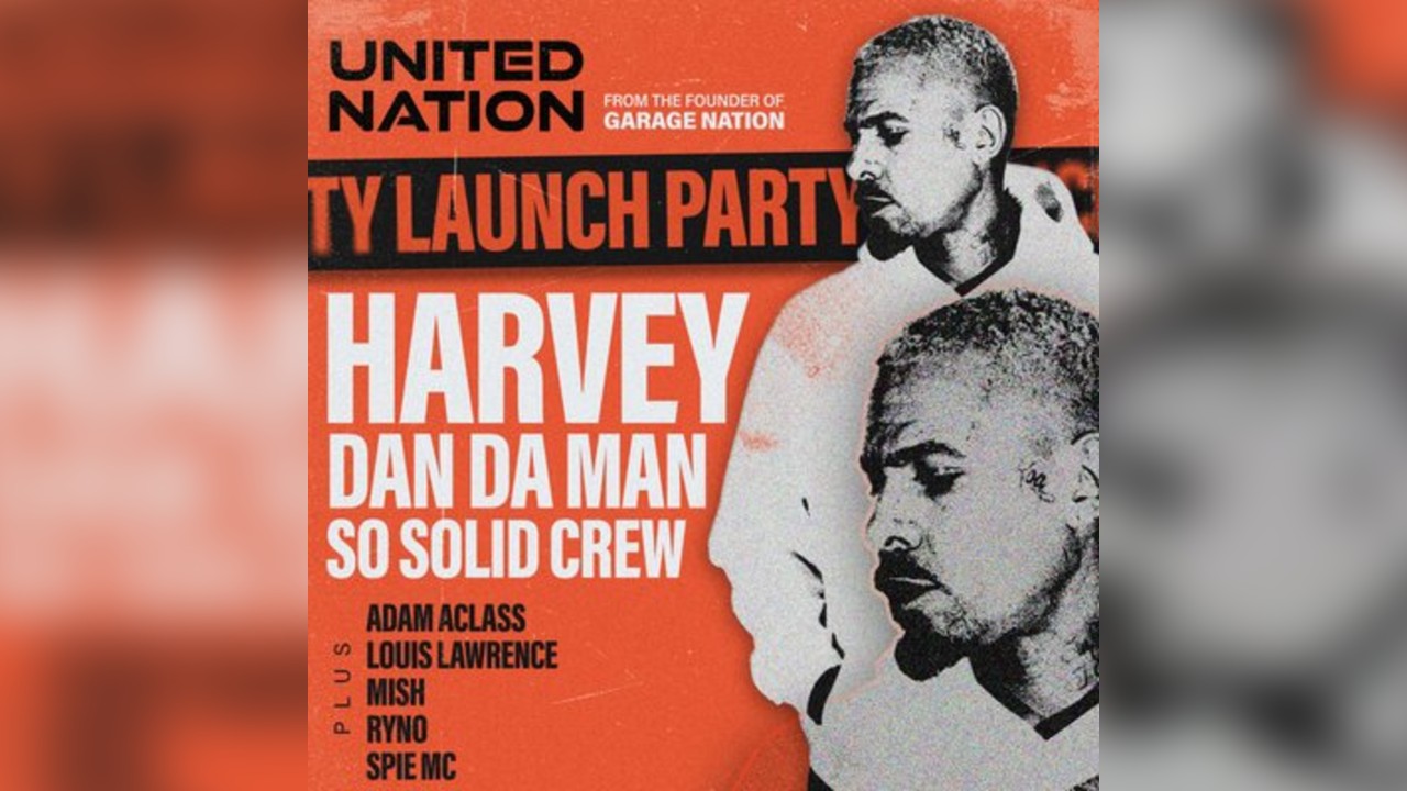 United Nation Launch Party with Harvey from So Solid Crew