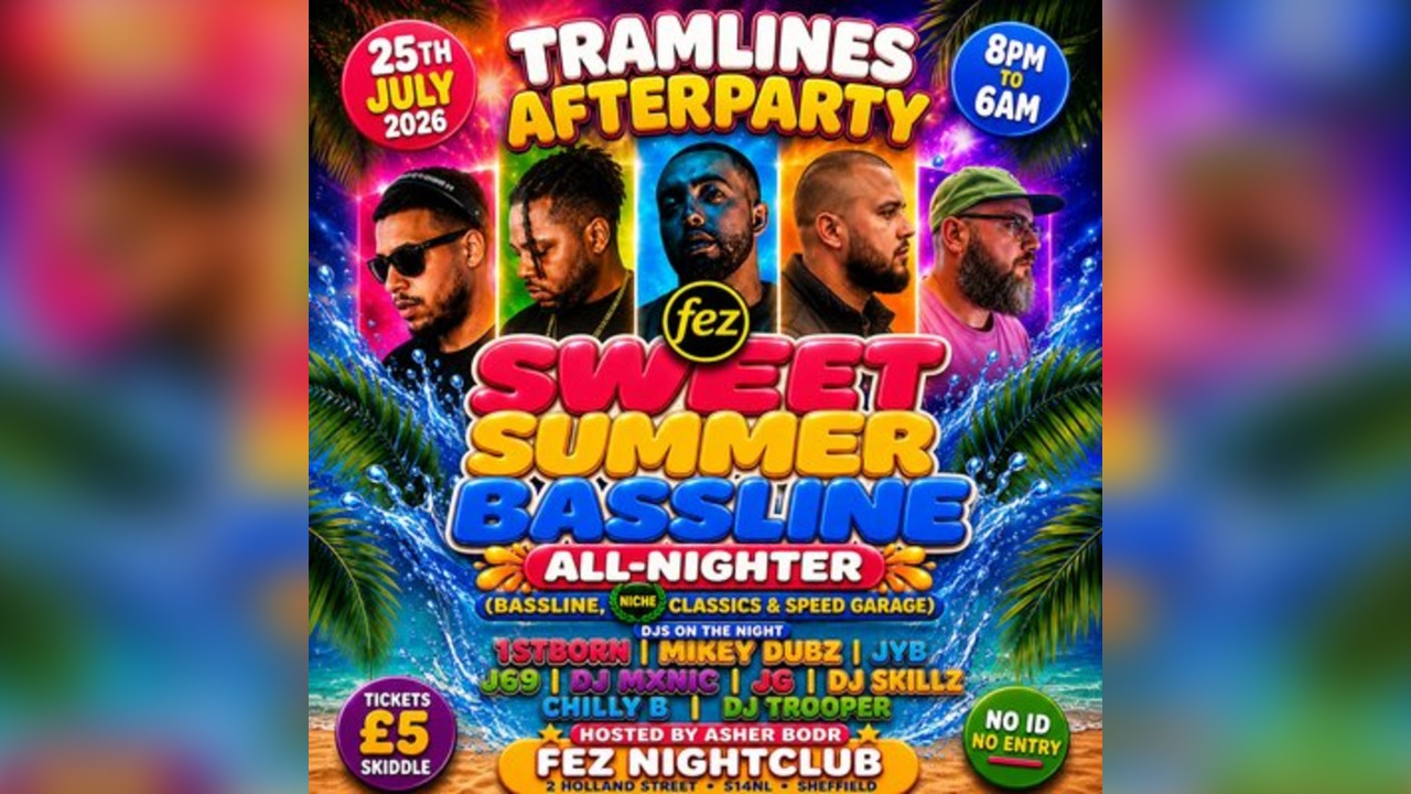 Tramlines Afterparty sweet summer bassline