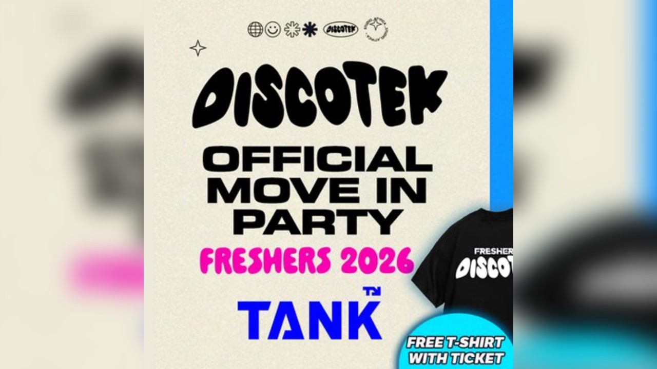 Freshers Discotek Sheffield 2026