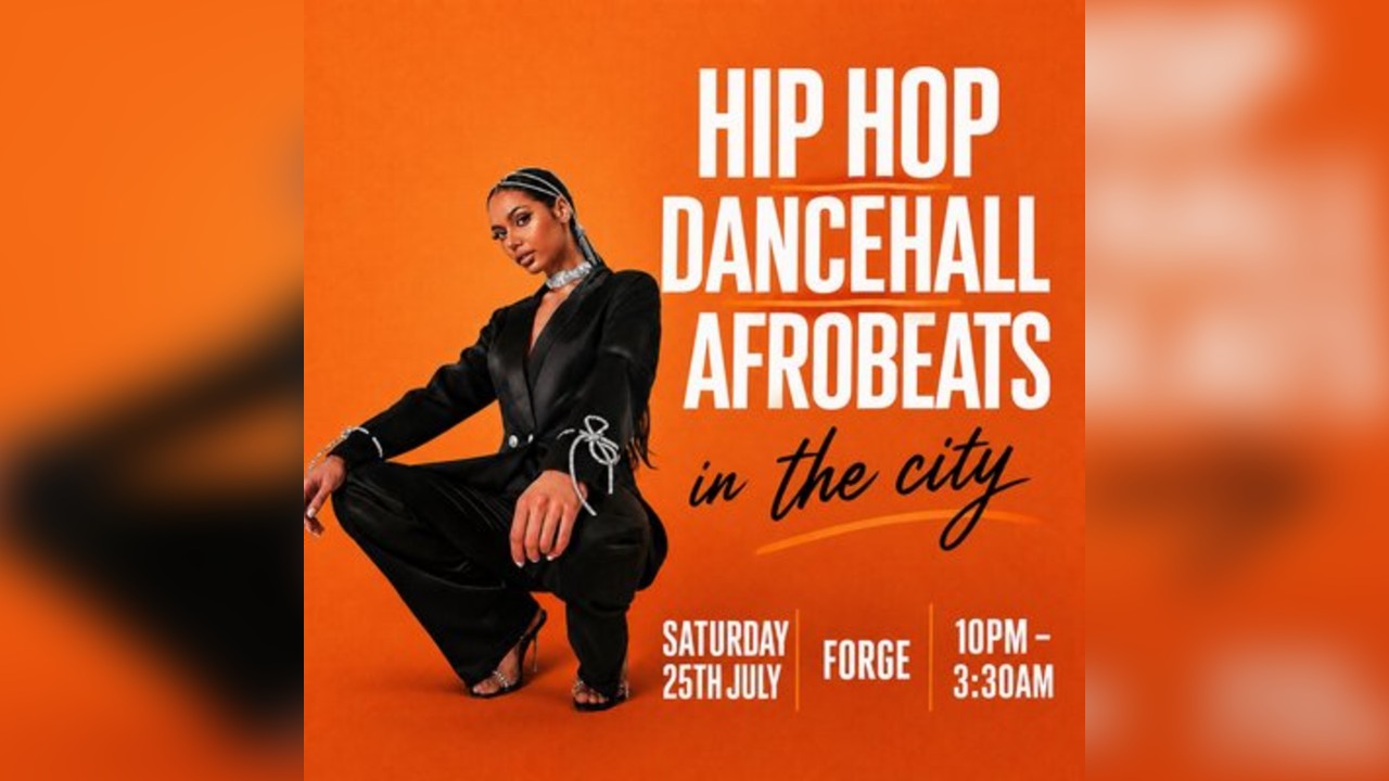 Hip Hop, Dancehall, Afrobeats In The City (£5 B4 12 With Ticket)