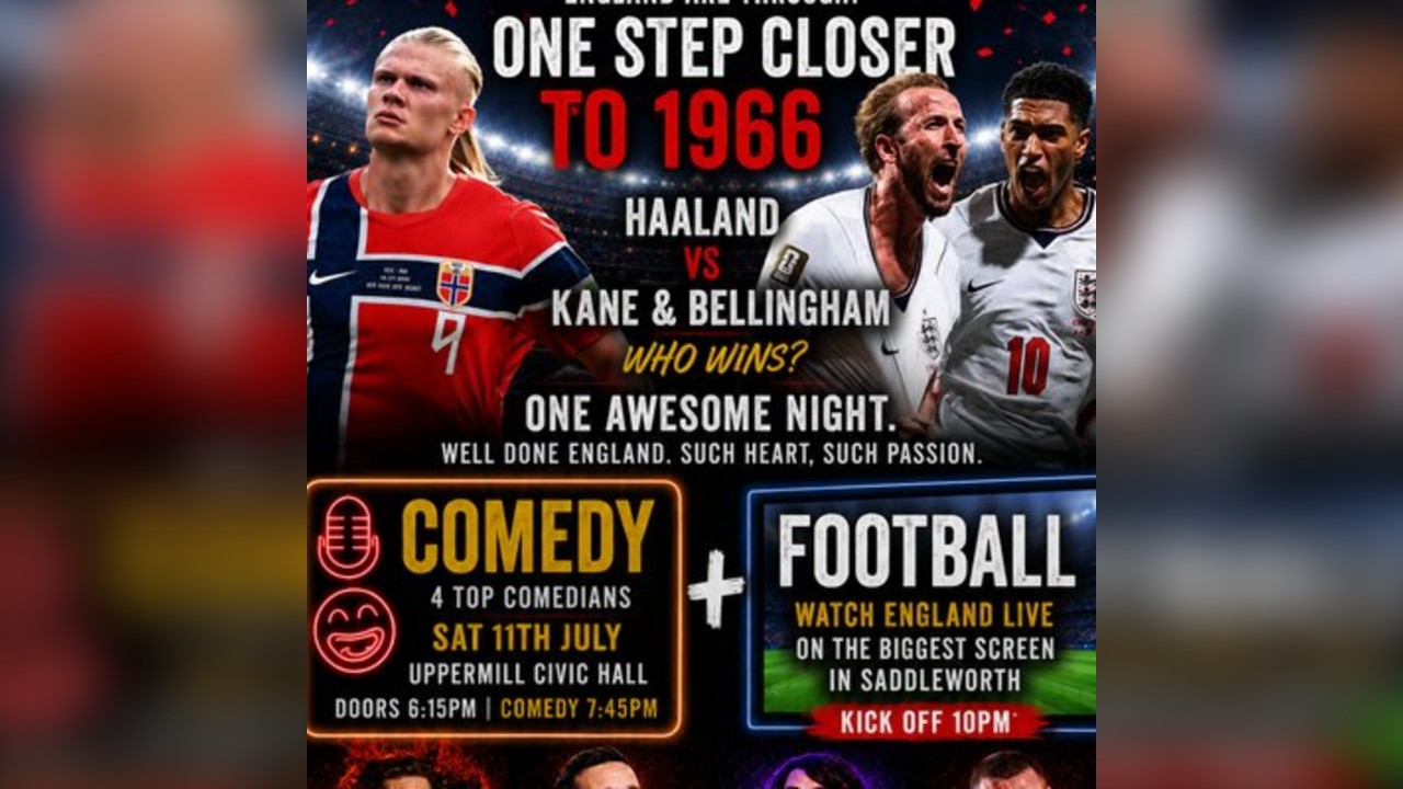 COMEDY & ENGLAND V NORWAY - SuperB NIGHT AHEAD
