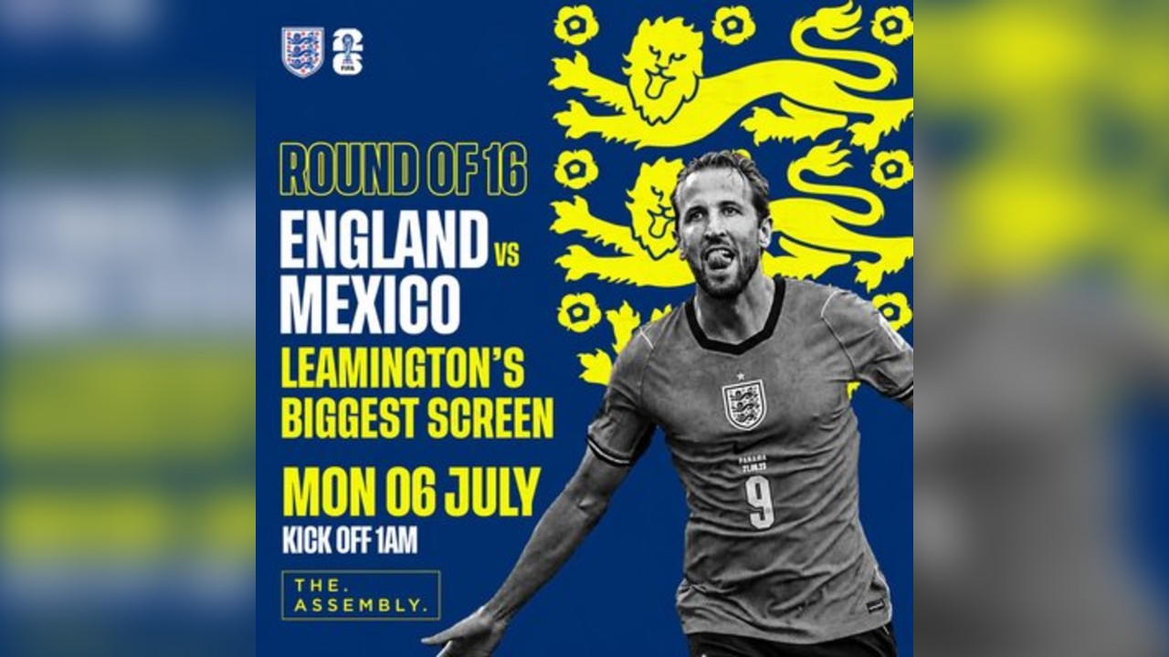ENGLAND VS MEXICO Free Seated Entry Ticket
