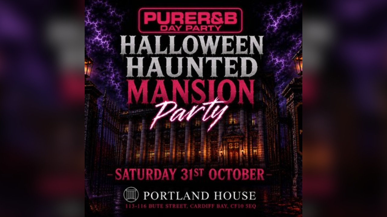 PURE R&B - Halloween Hunted Mansion Day Party Sat 31st Oct