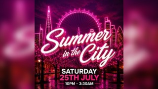 Summer In The City (£5 B4 Midnight With A Ticket)