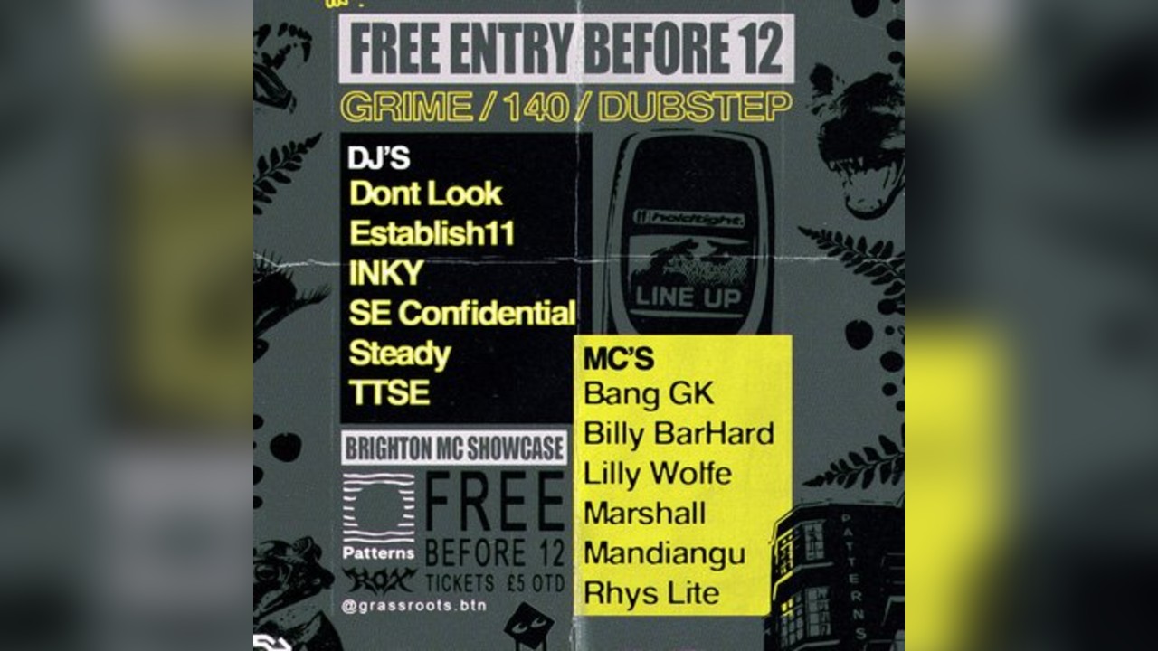 Grassroots - FREE First Fridays - Grime, 140, Dubstep - 03/07/26