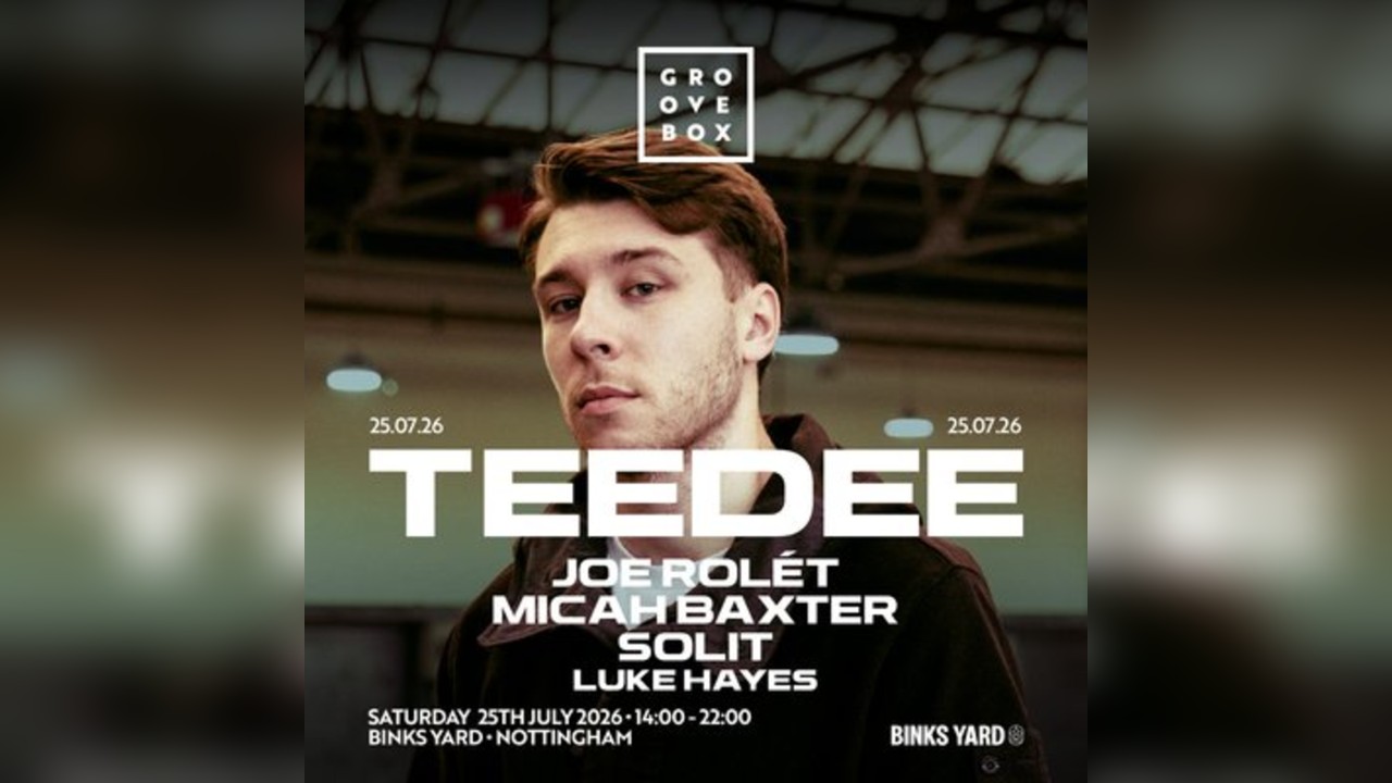 TEEDEE | Groovebox at Binks Yard