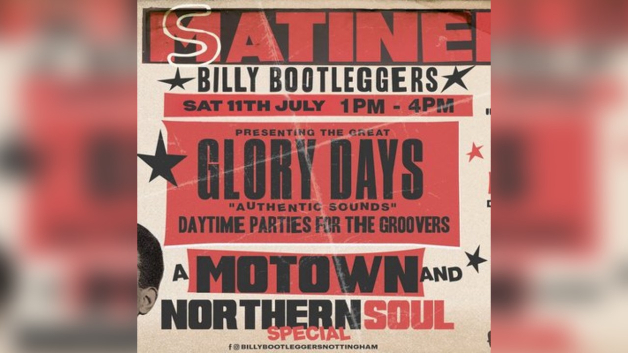 GLORY DAYS - A Motown & Northern Soul Special