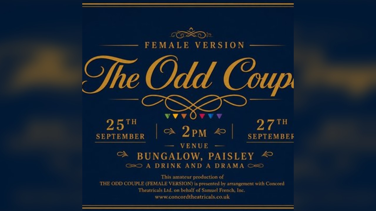 The Odd Couple (Female Version) Burn The Cork Theatre Co
