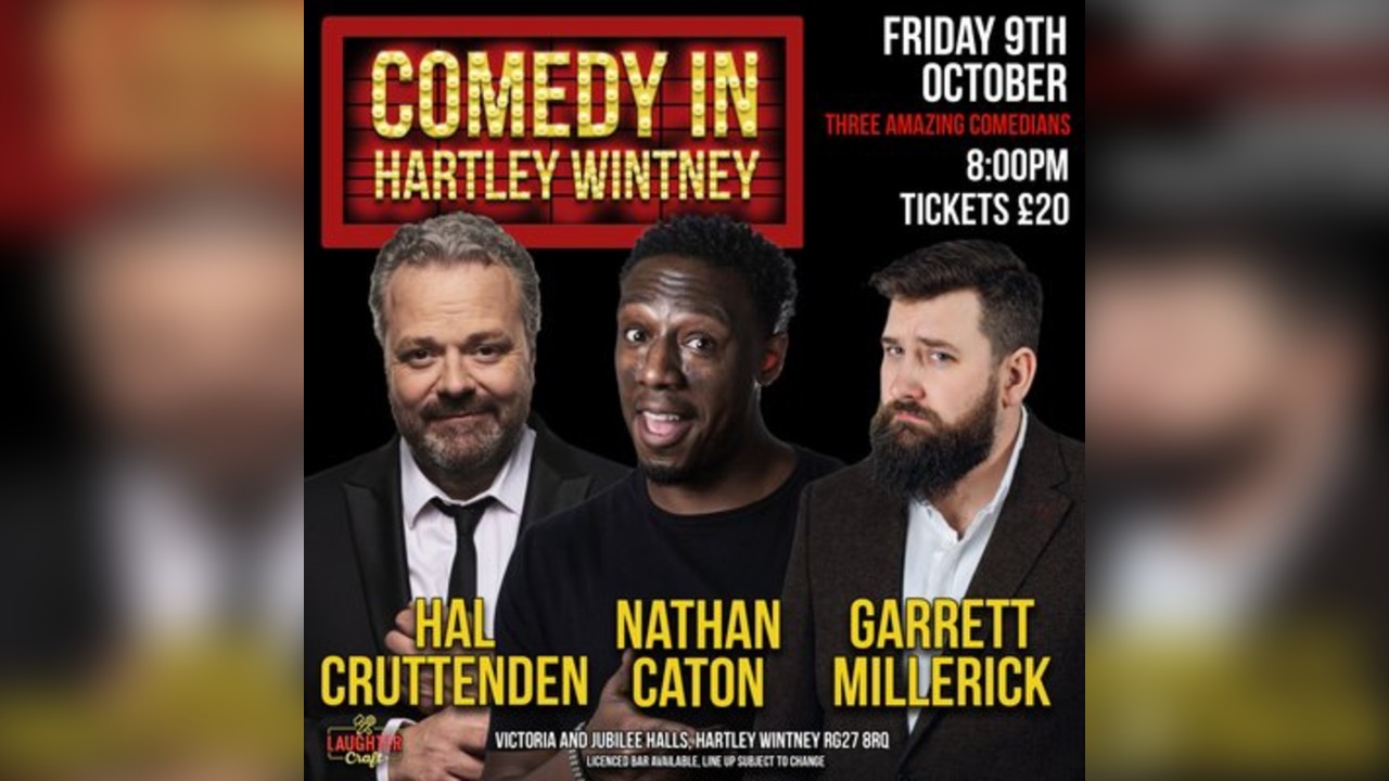 October's Comedy in Hartley Wintney