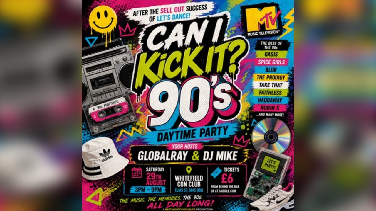 Can I Kick It? - 90s Daytime Party