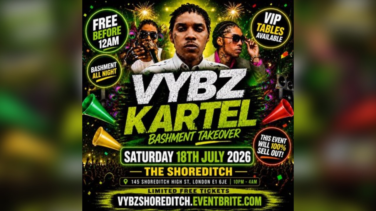 Vybz Kartel - Bashment Takeove Party - Free Before 12AM