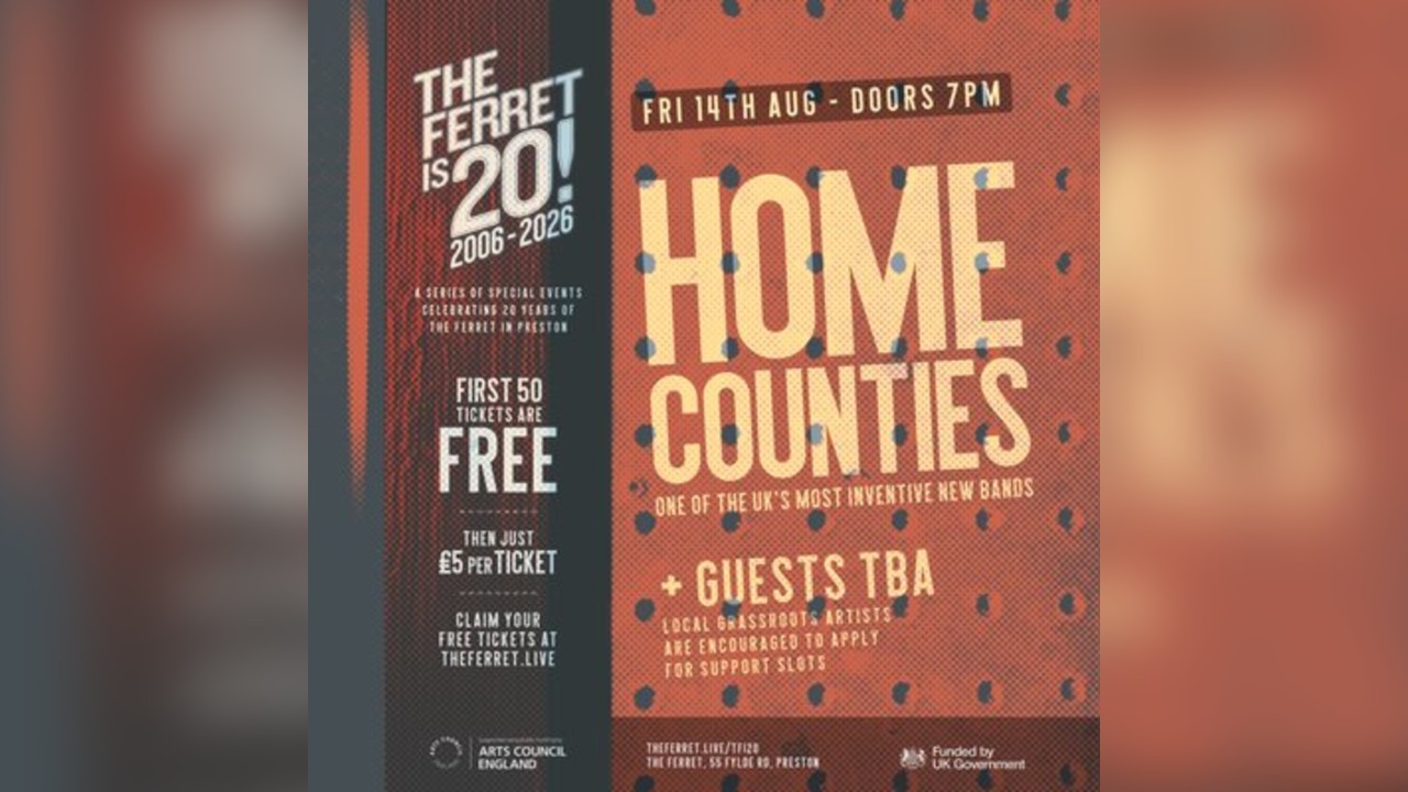 The Ferret is 20 // Home Counties + guests tba