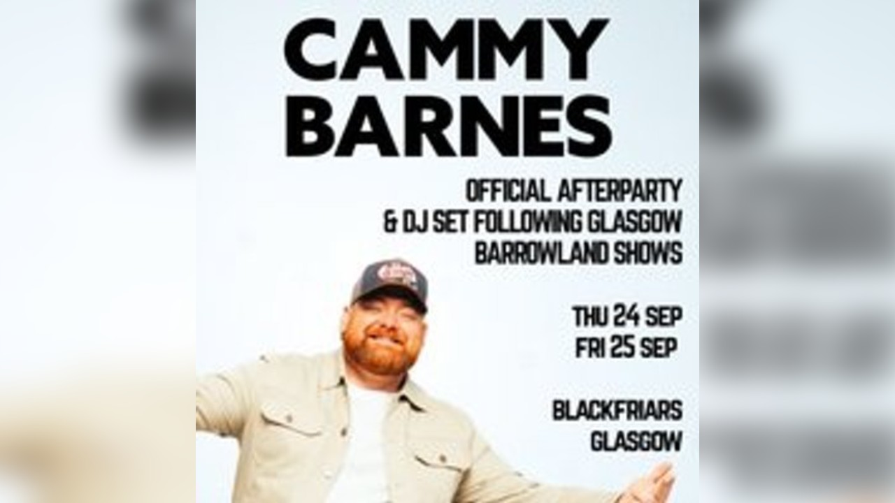 Cammy Barnes Official Aftershow Party & DJ Set