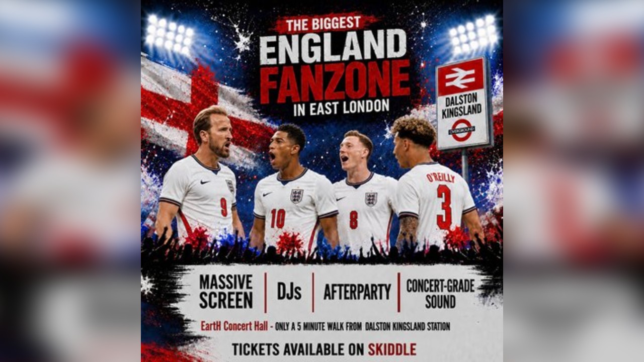 The BIGGEST England Fanzone in East London - Norway vs England