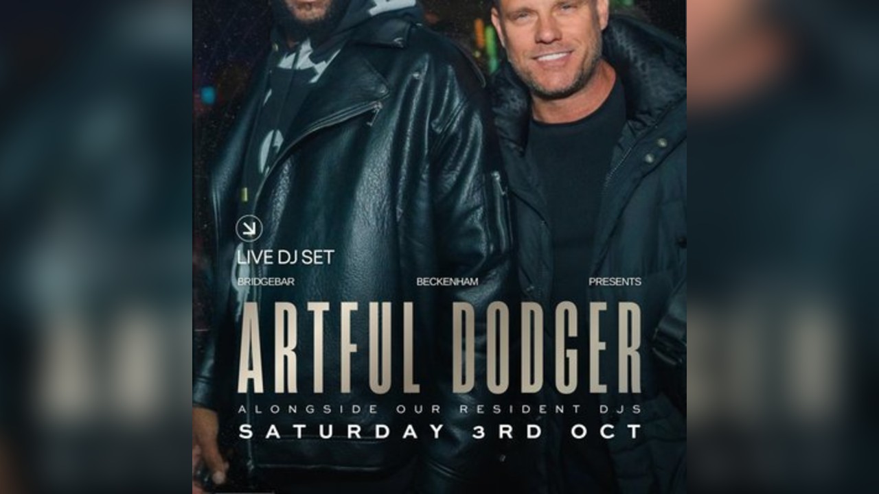 Artful Dodger + 80s vs 90s Night at Bridgebar