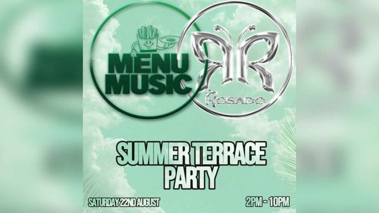 Menu Music x Rosado - Summer Terrace Party