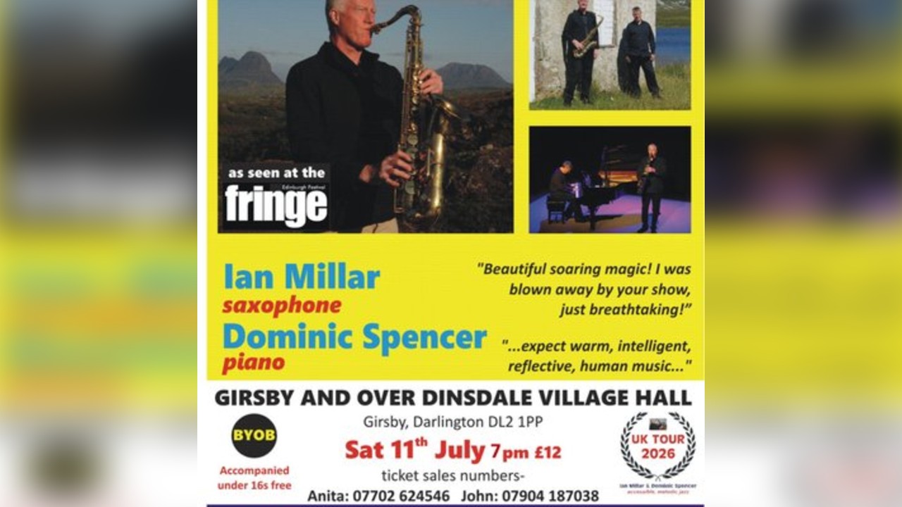 Jazz in the Village - Millar and Spencer ****CANCELLED****
