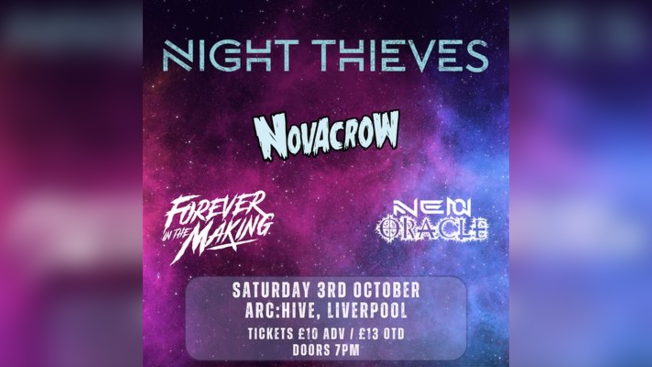 Night Thieves plus supports | Arc:Hive Liverpool