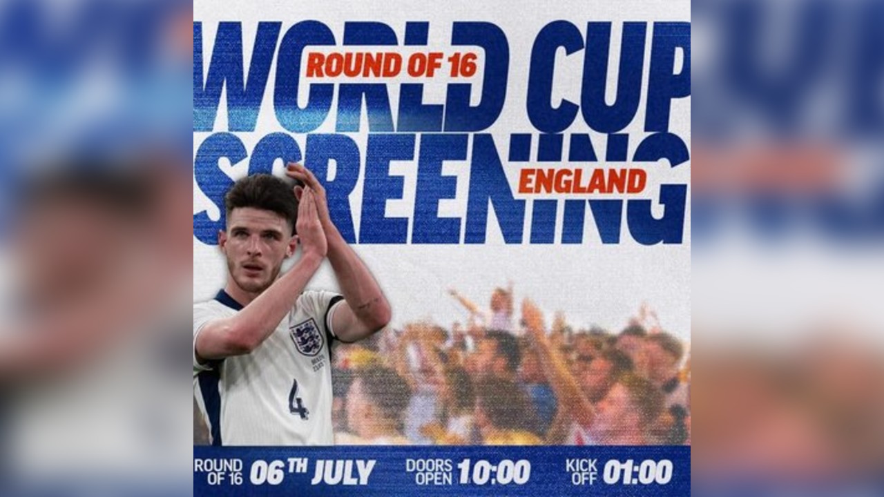 England v Mexico / last entry 11.45pm