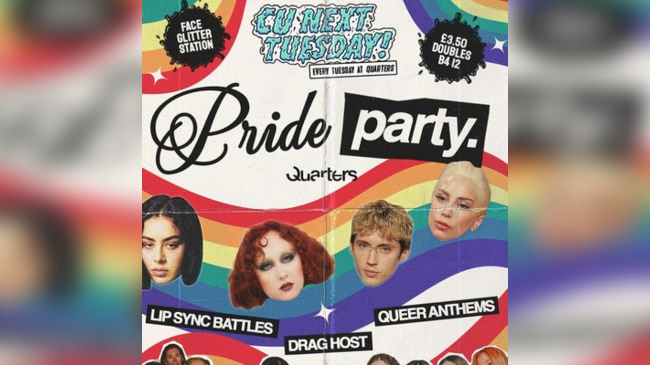 CU Next Tuesday | Pride Party | 28/07/2026