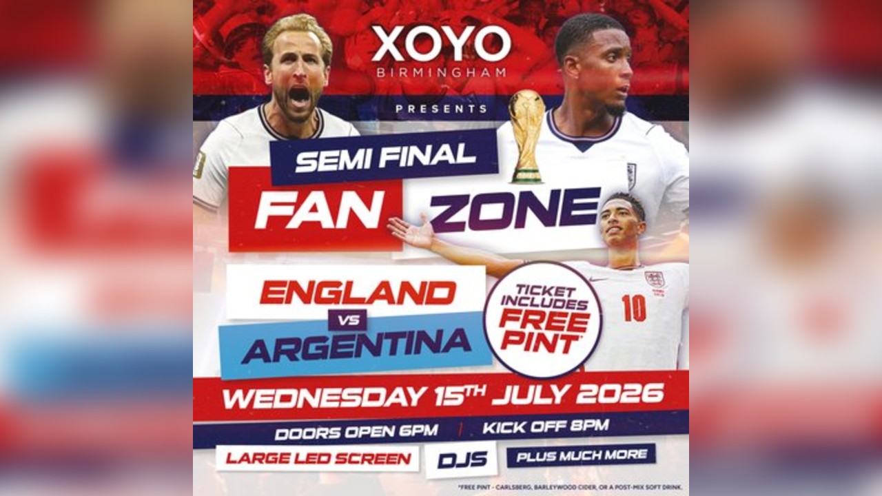 England Fan Zone - Semi Finals - England vs Argentina - XOYO