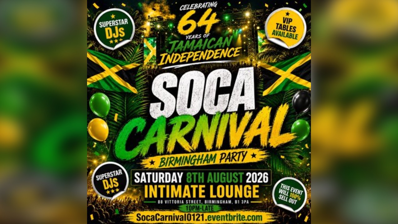 Soca Carnival - Birmingham Party