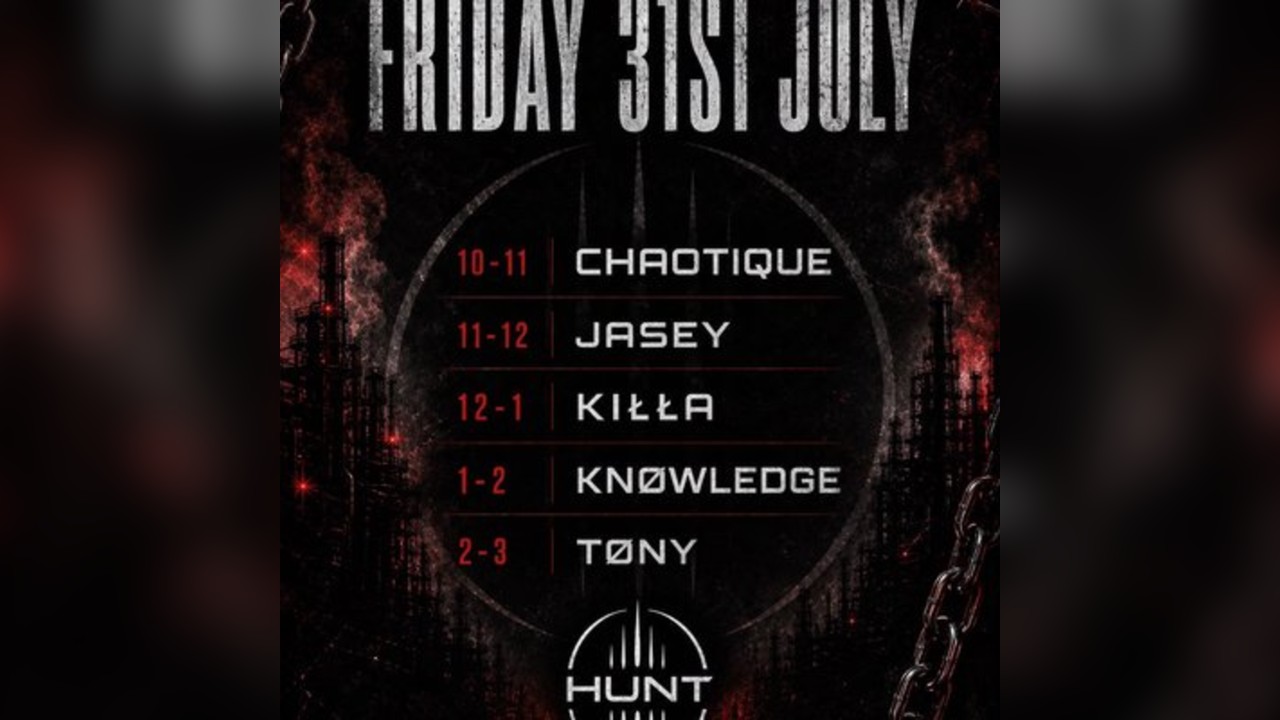 Hunt Hard Techno/Industrial Night