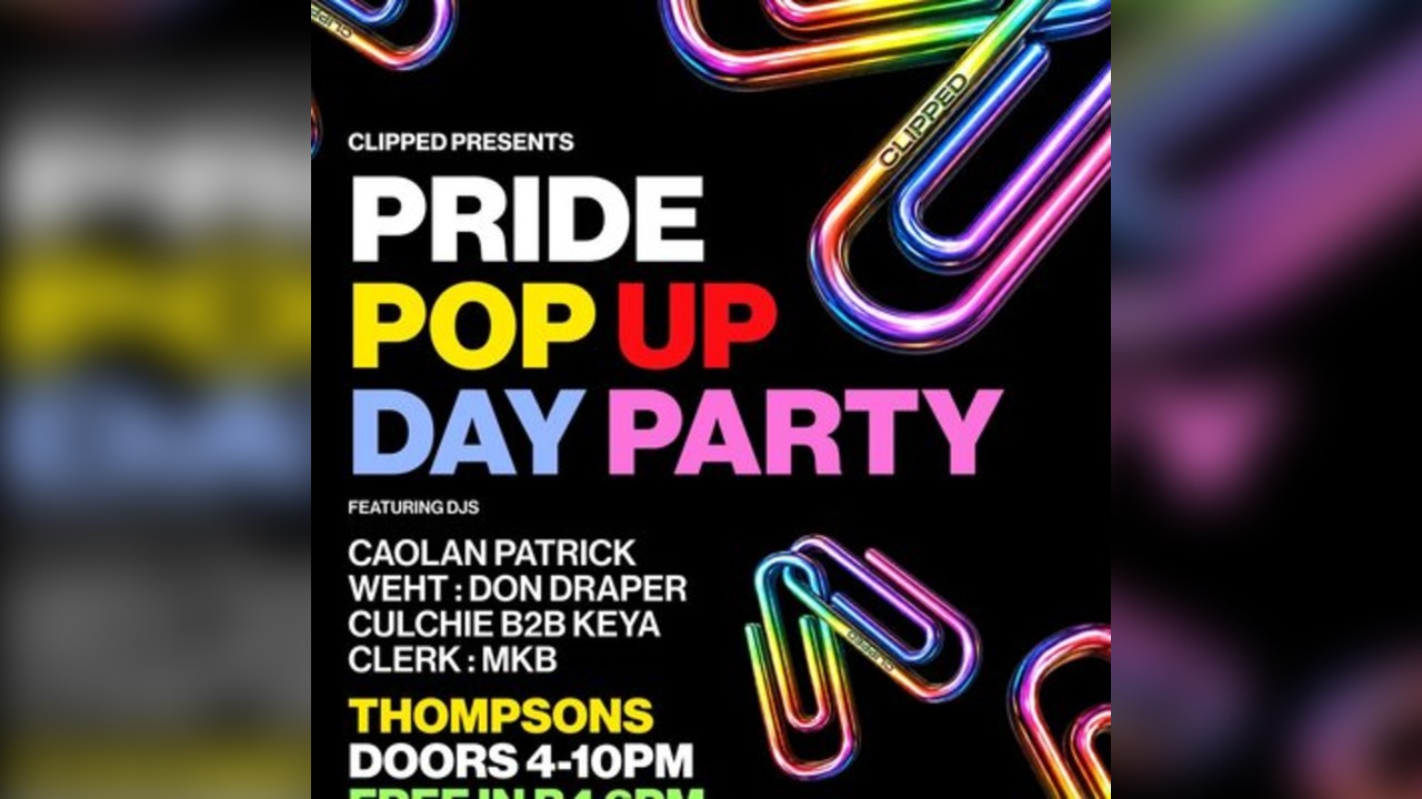 Clipped - Pride Pop Up