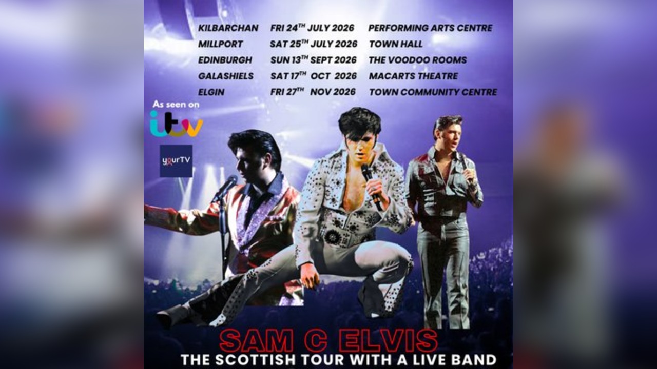 Sam C: A Tribute to Elvis at Elgin Town Hall