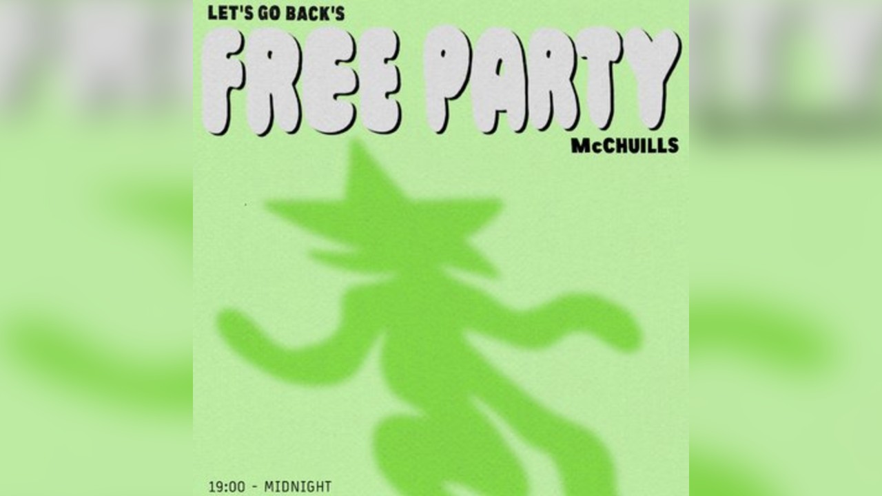 Let's Go Backs Free Party