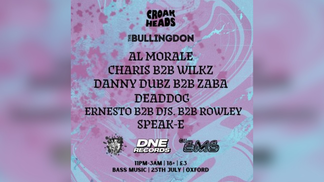 Croakheads: Open Decks at The Bullingdon